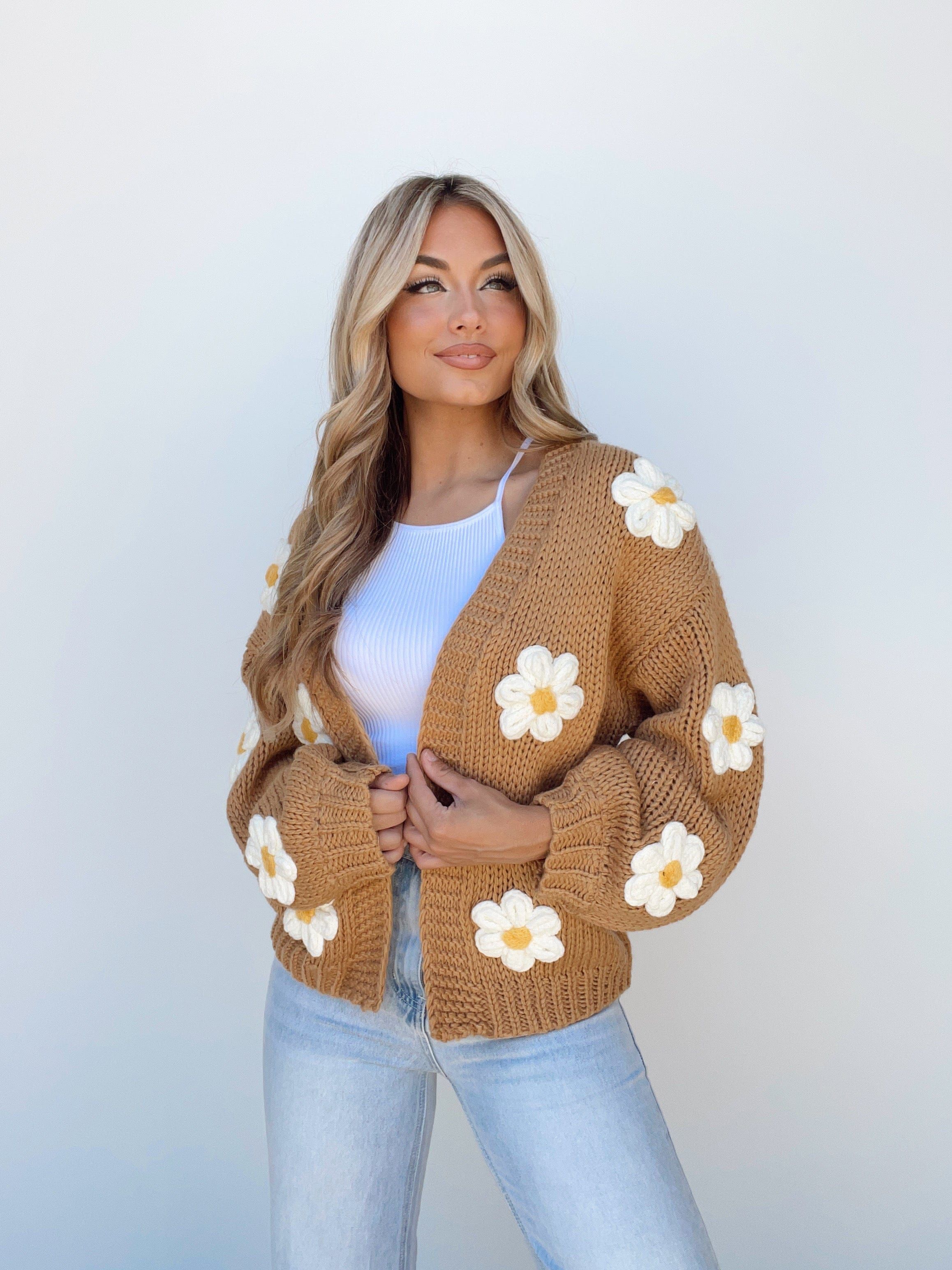 Buy Me Flowers Cardigan sold by LANE 201 product image thumbnail 3