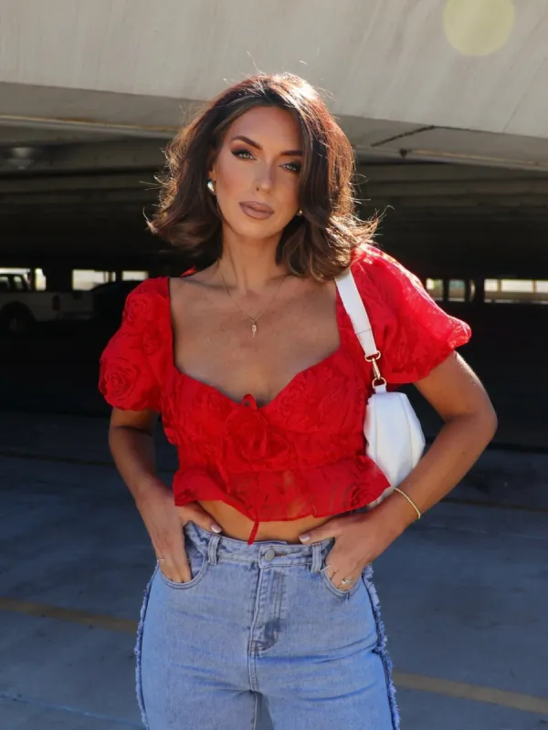 Flora Sweetheart Top sold by LANE 201