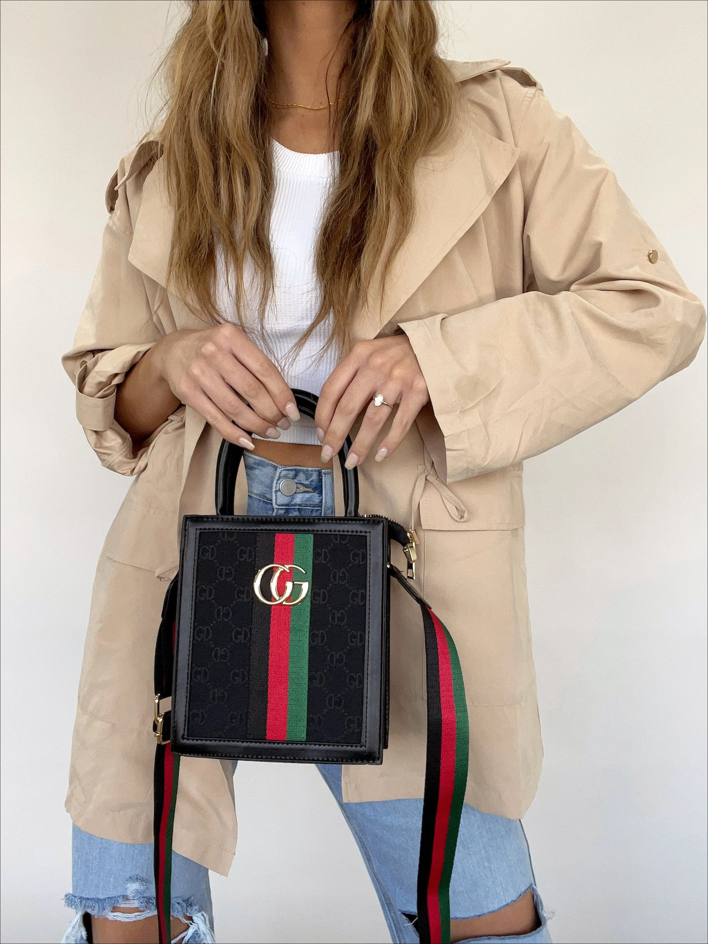 Luxe Tote Handbag sold by LANE 201 product image thumbnail 5