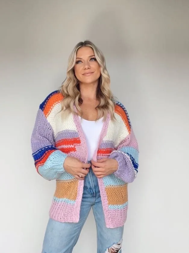 Colorburst Cardigan sold by LANE 201 product image thumbnail 3
