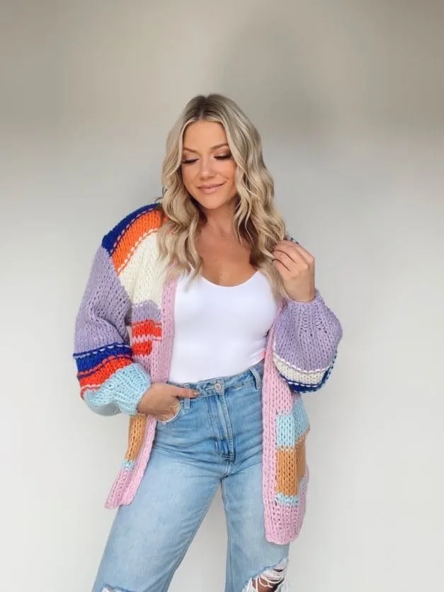Colorburst Cardigan sold by LANE 201 product image thumbnail 4