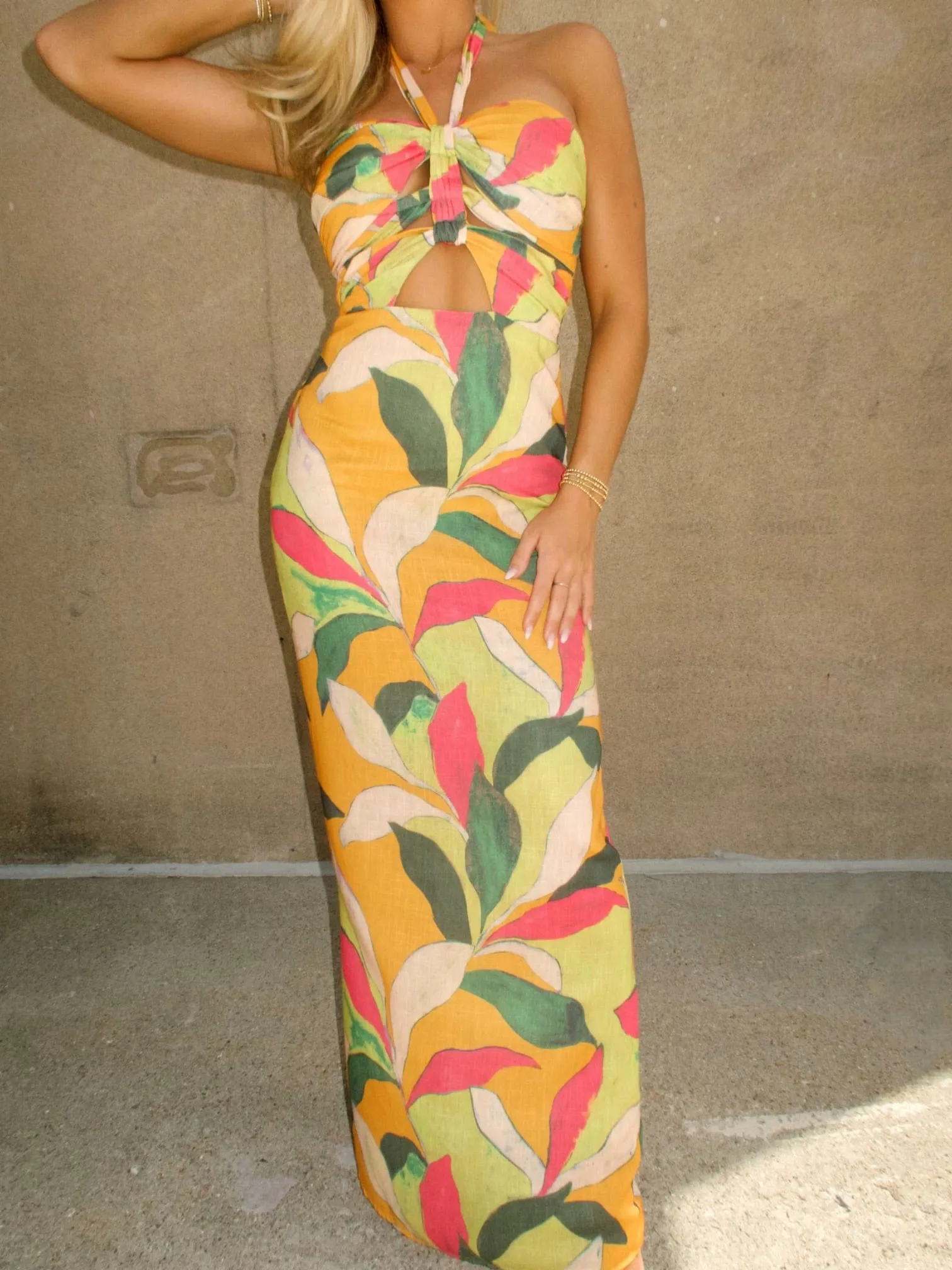 Mai Tai Maxi Dress sold by LANE 201 product image thumbnail 3
