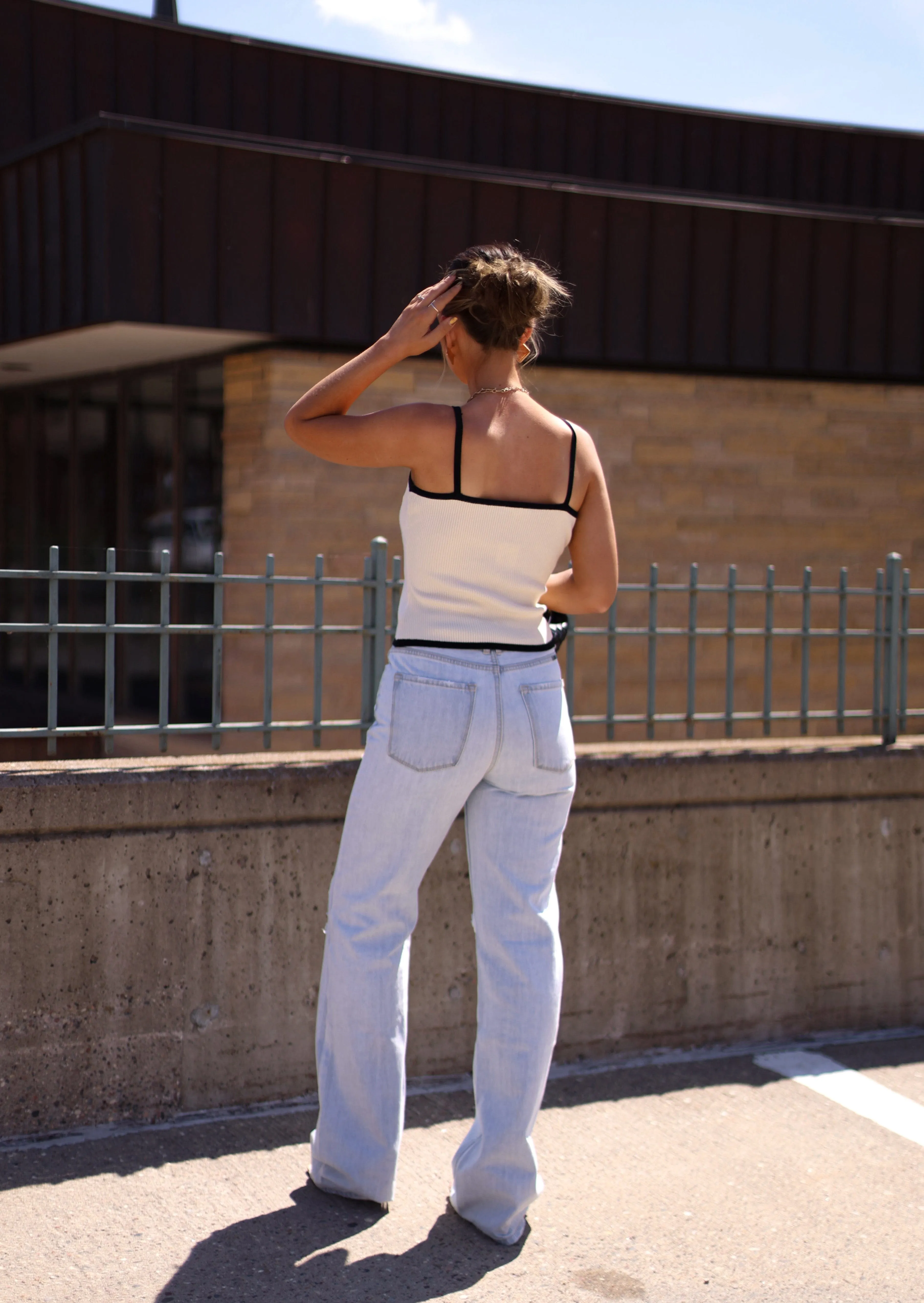 Kan Can Ultra High Rise 90's Flare Denim sold by LANE 201 product image thumbnail 2