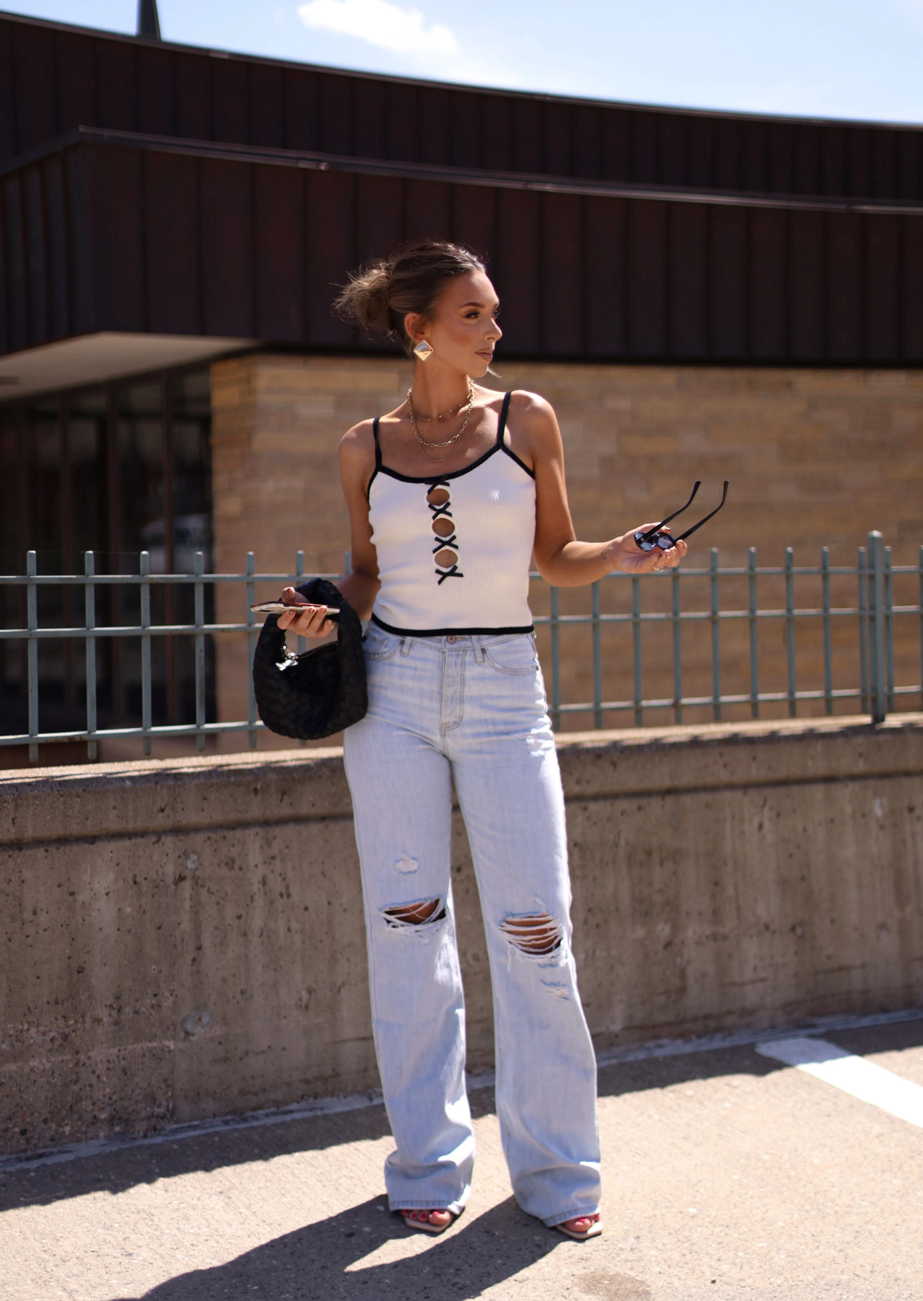 Kan Can Ultra High Rise 90's Flare Denim sold by LANE 201 product image thumbnail 3
