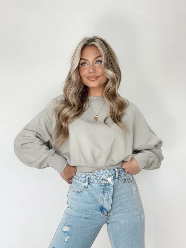 Taupe Cute And Casual Pullover sold by LANE 201