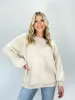 Fleece Check Sweater sold by LANE 201