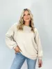 Fleece Check Sweater sold by LANE 201