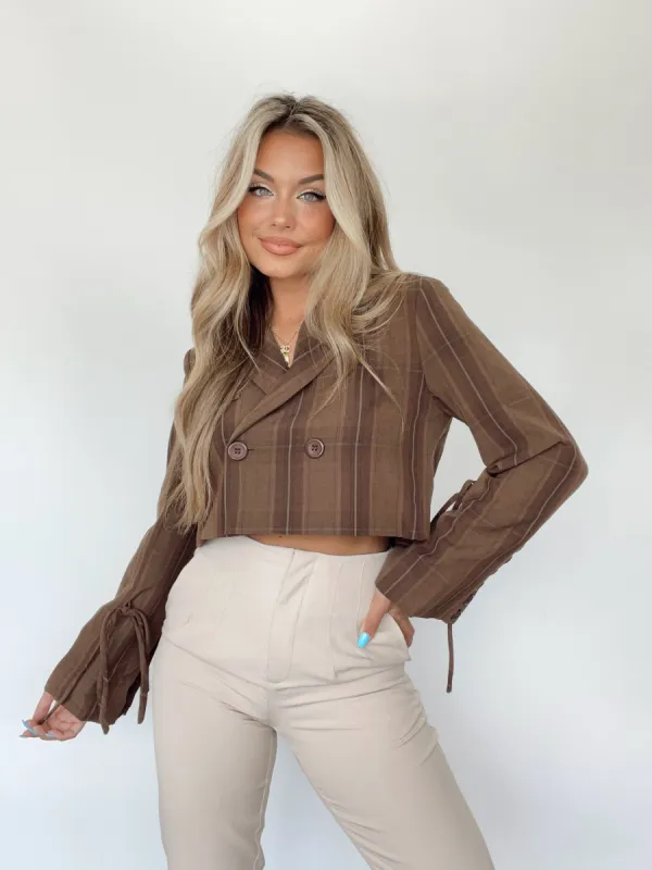 Business Casual Striped Blazer sold by LANE 201