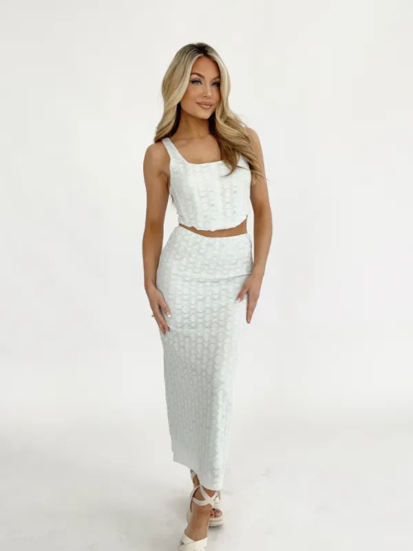 Spring Soiree Skirt sold by LANE 201