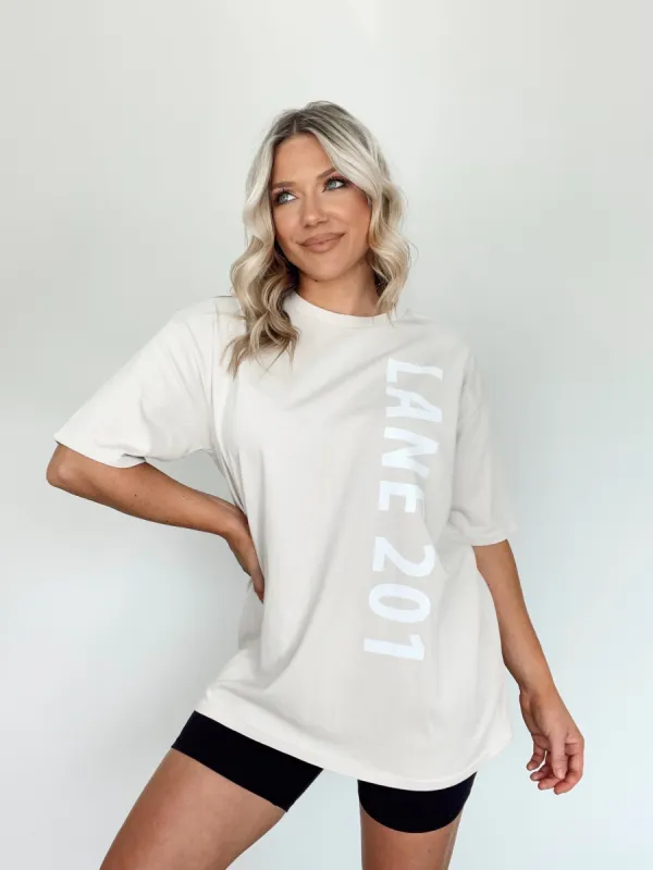 Lane 201 Biker Short Tee sold by LANE 201