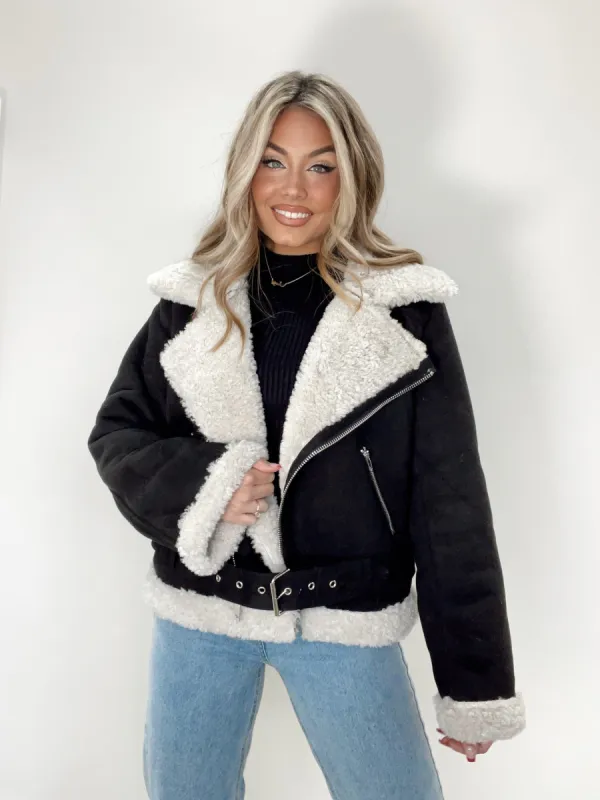 Double Sided Moto Jacket sold by LANE 201