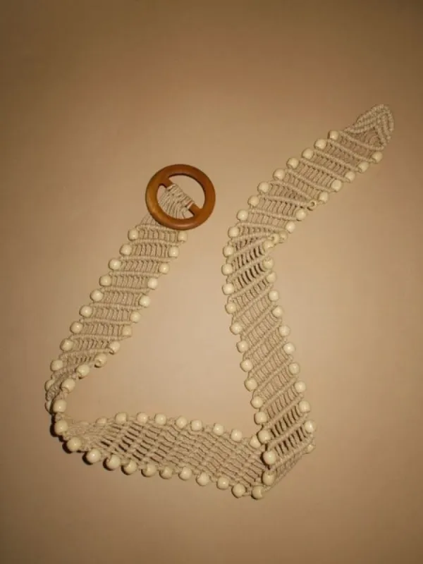 Desert Mirage Crochet Belt sold by LANE 201