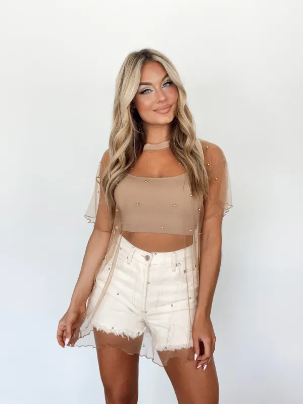 Mesmerized Mesh Top sold by LANE 201