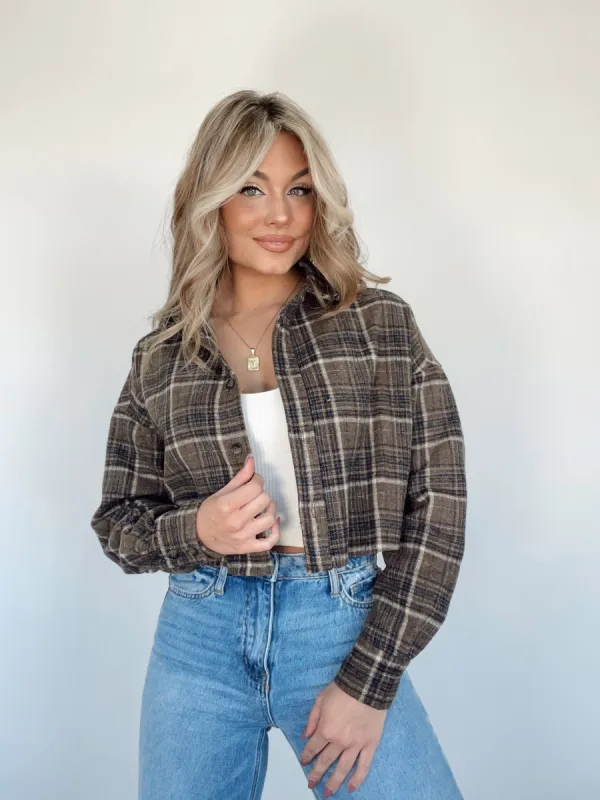Feeling Toasty Plaid Top sold by LANE 201