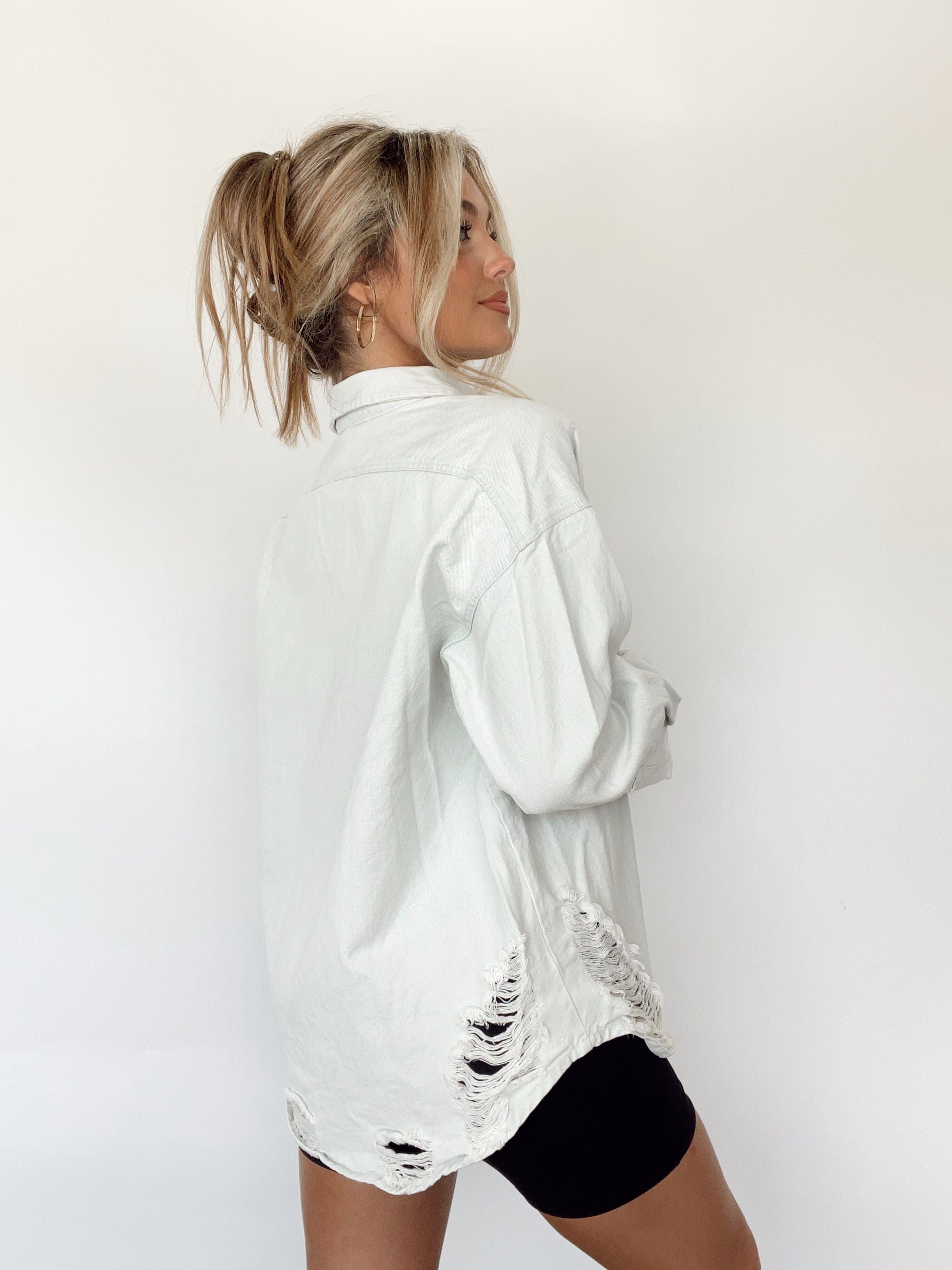 Delia Denim Shirt sold by LANE 201 product image thumbnail 5