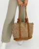 Farmers Market Straw Bag sold by LANE 201