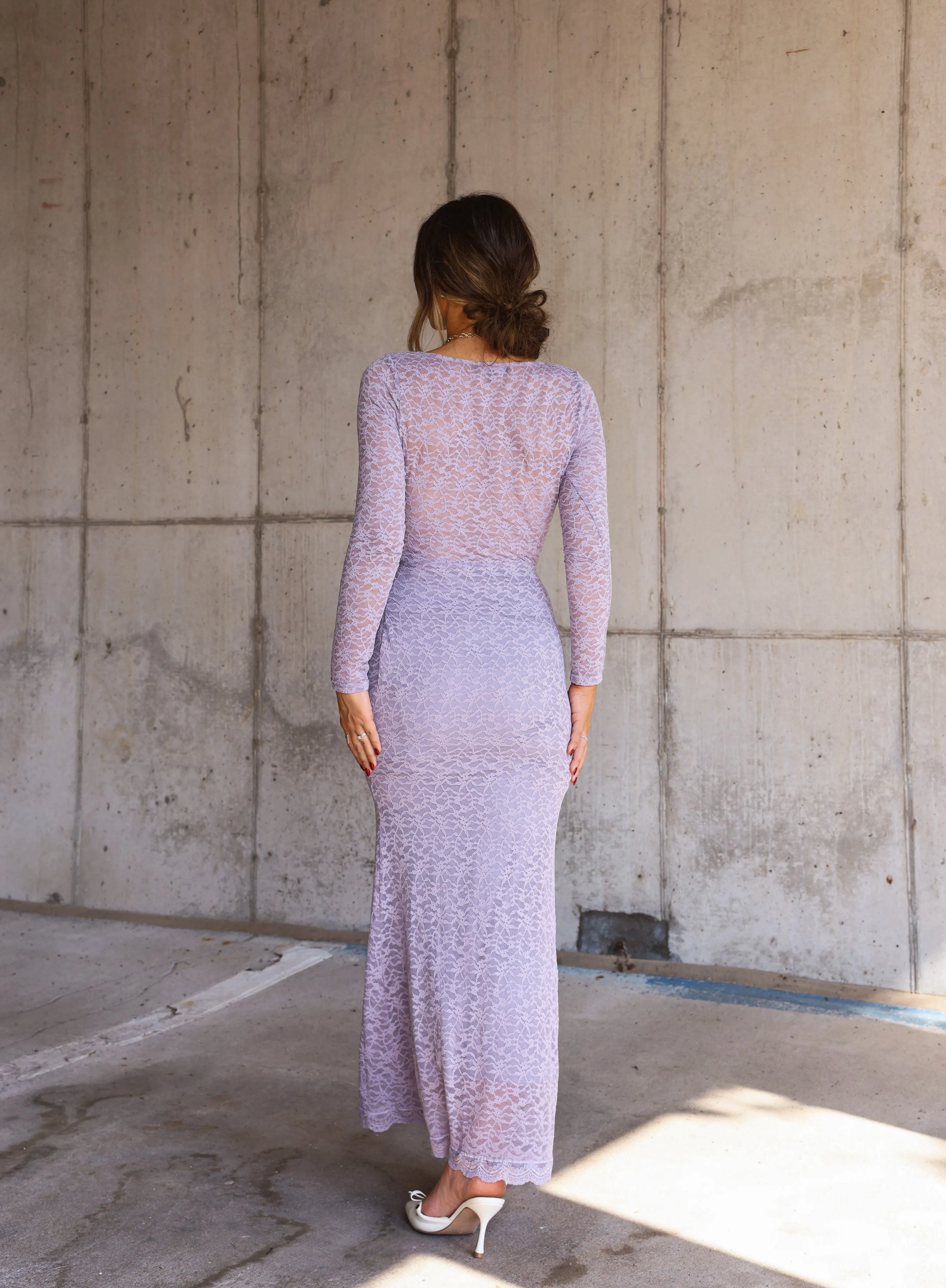 Lavish Lavender Dress sold by LANE 201 product image thumbnail 2