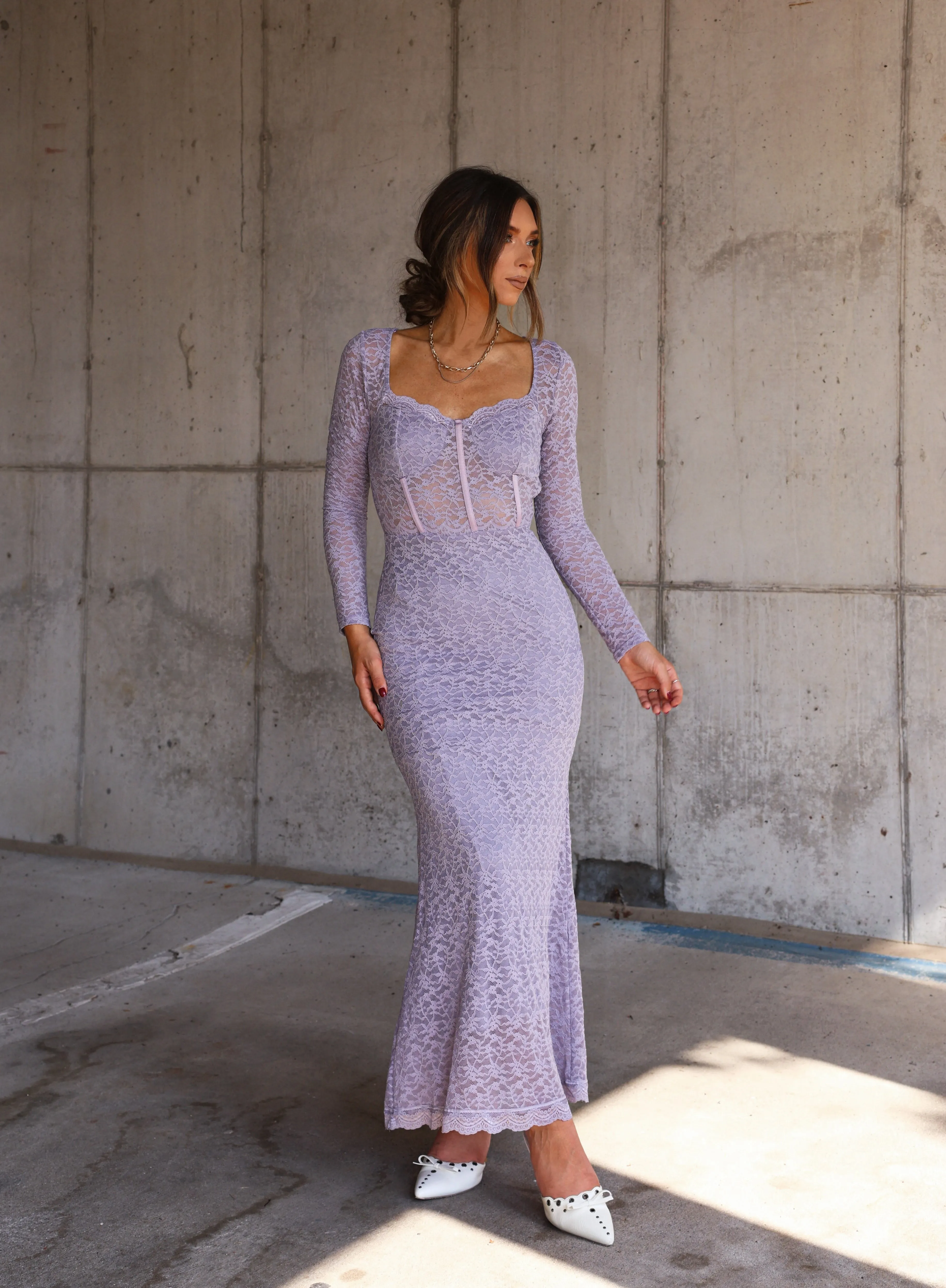 Lavish Lavender Dress sold by LANE 201 product image thumbnail 5