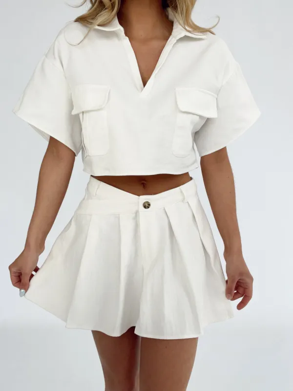 Classic Prep Mini Skirt sold by LANE 201