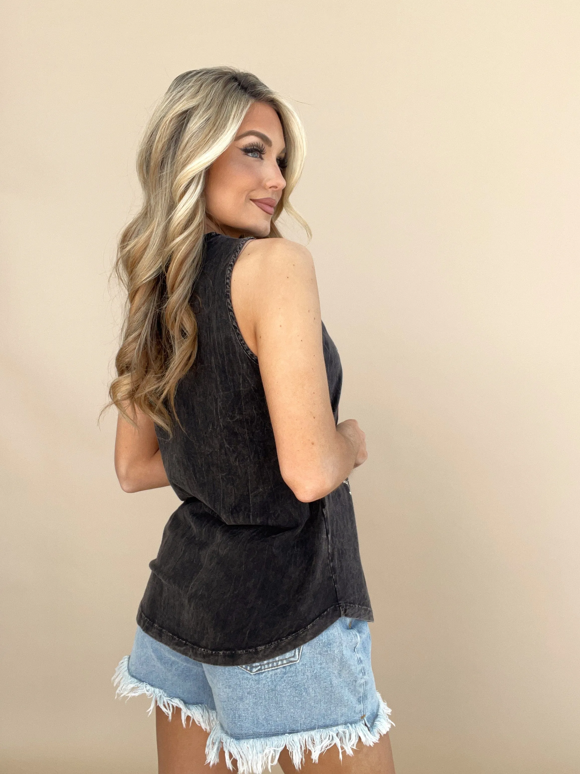 Shoulda Been A Cowgirl Graphic Tank sold by LANE 201 product image thumbnail 2