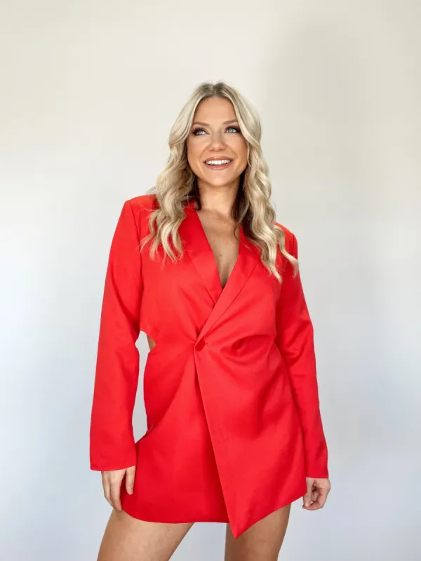 Santa Baby Blazer Romper sold by LANE 201