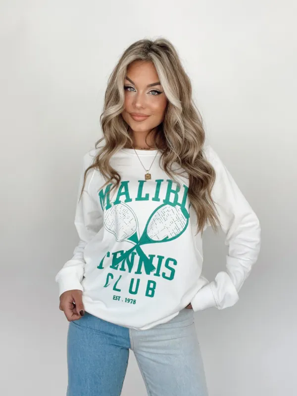 Malibu Tennis Sweatshirt sold by LANE 201