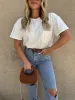 Essential White Tee sold by LANE 201