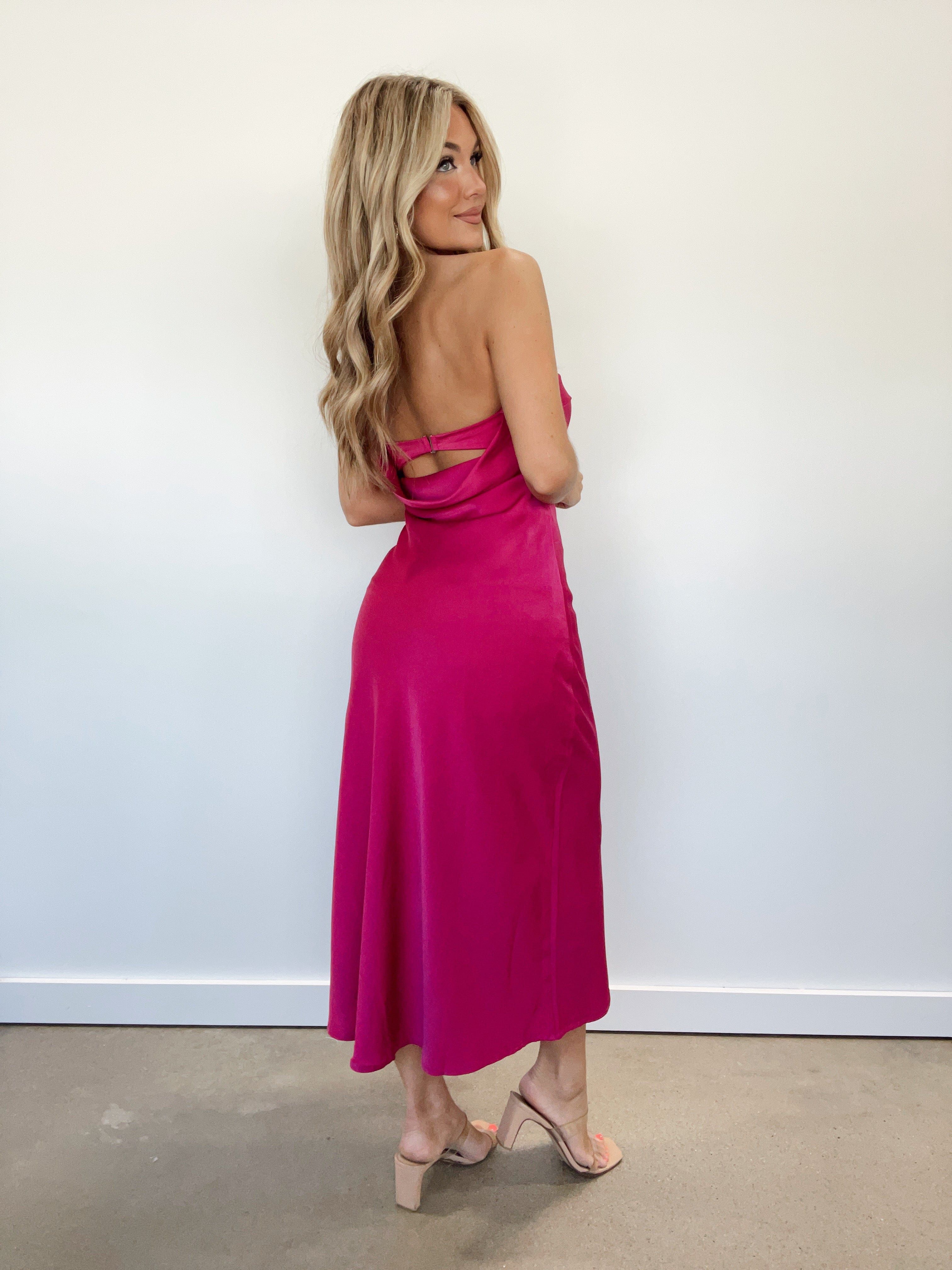 Satin Serenity Dress sold by LANE 201 product image thumbnail 2