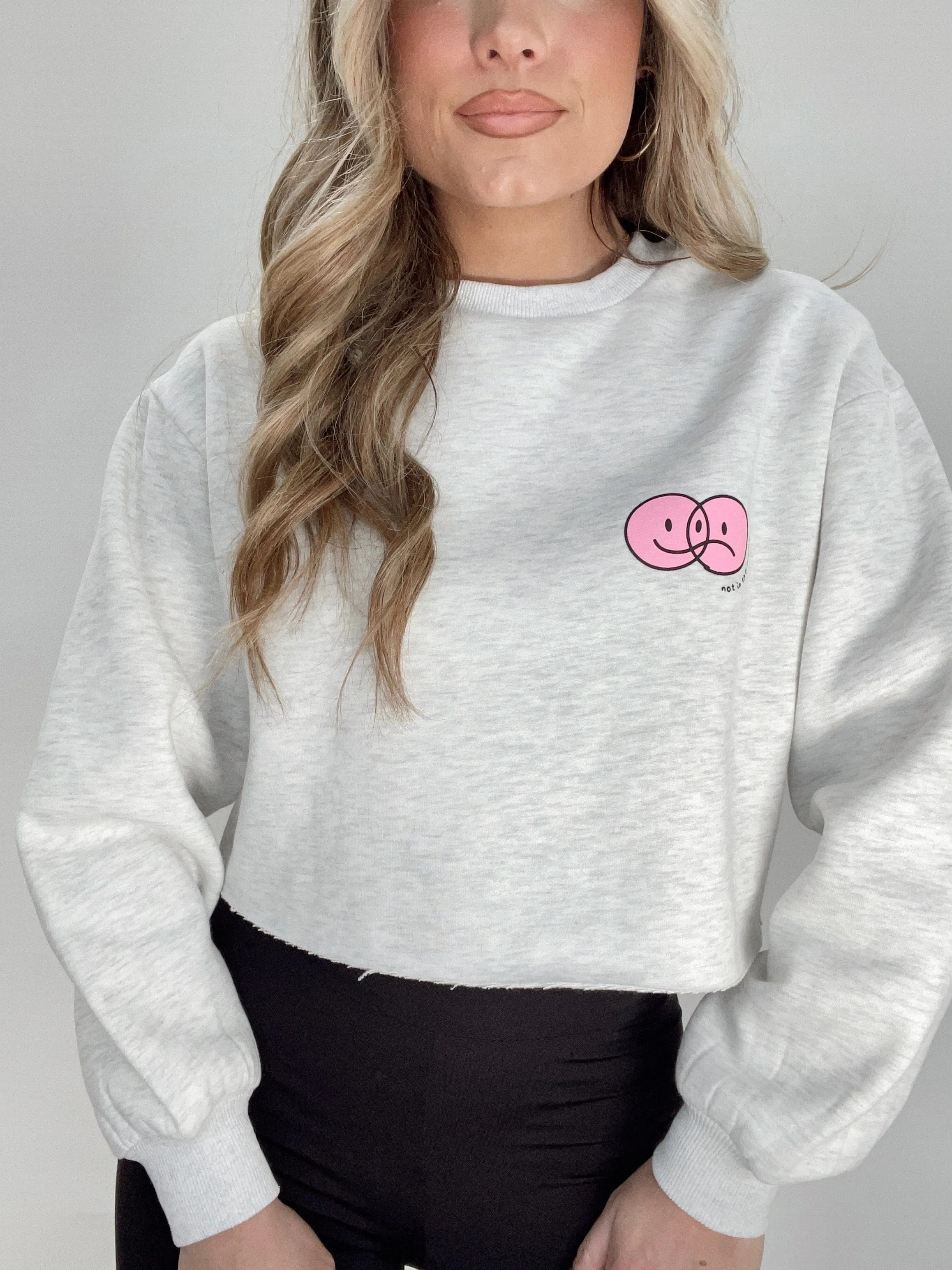 Grey Not In The Mood Sweatshirt sold by LANE 201 product image thumbnail 4