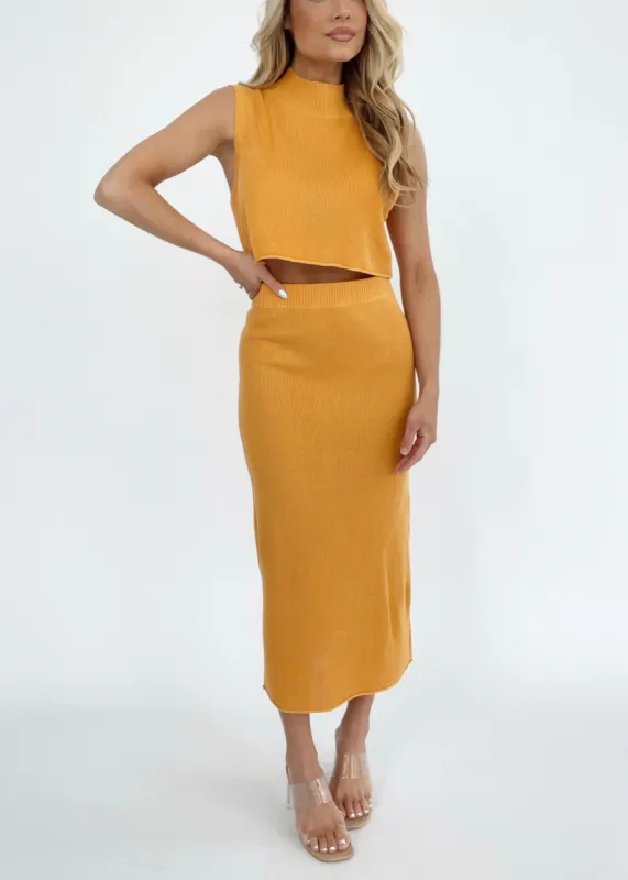 Francesca Midi Skirt sold by LANE 201