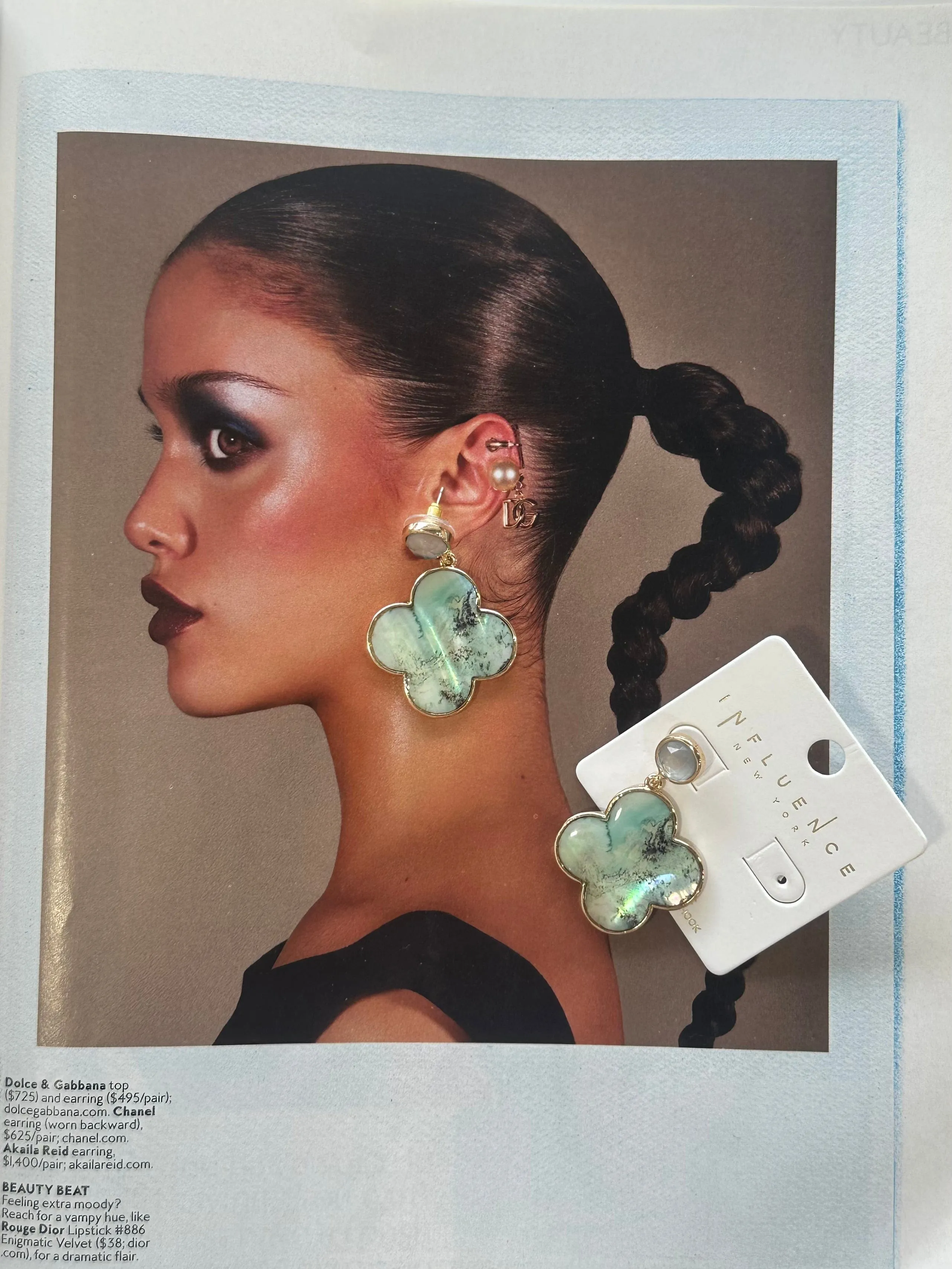 Clover Charm Earring sold by LANE 201 product image thumbnail 2