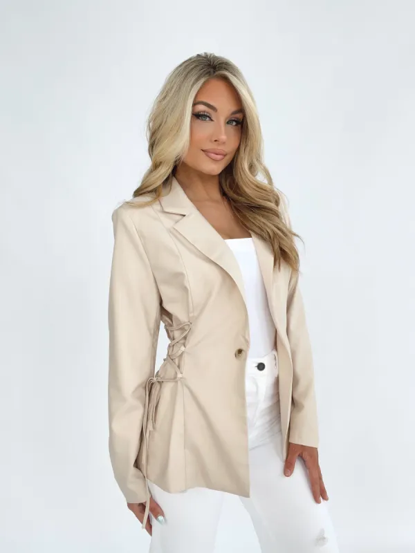 Classy Side Blazer sold by LANE 201