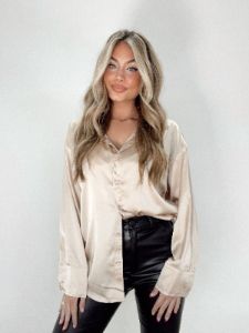 Luxe Living Satin Top sold by LANE 201