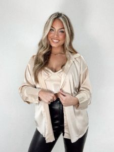 Luxe Living Satin Top sold by LANE 201
