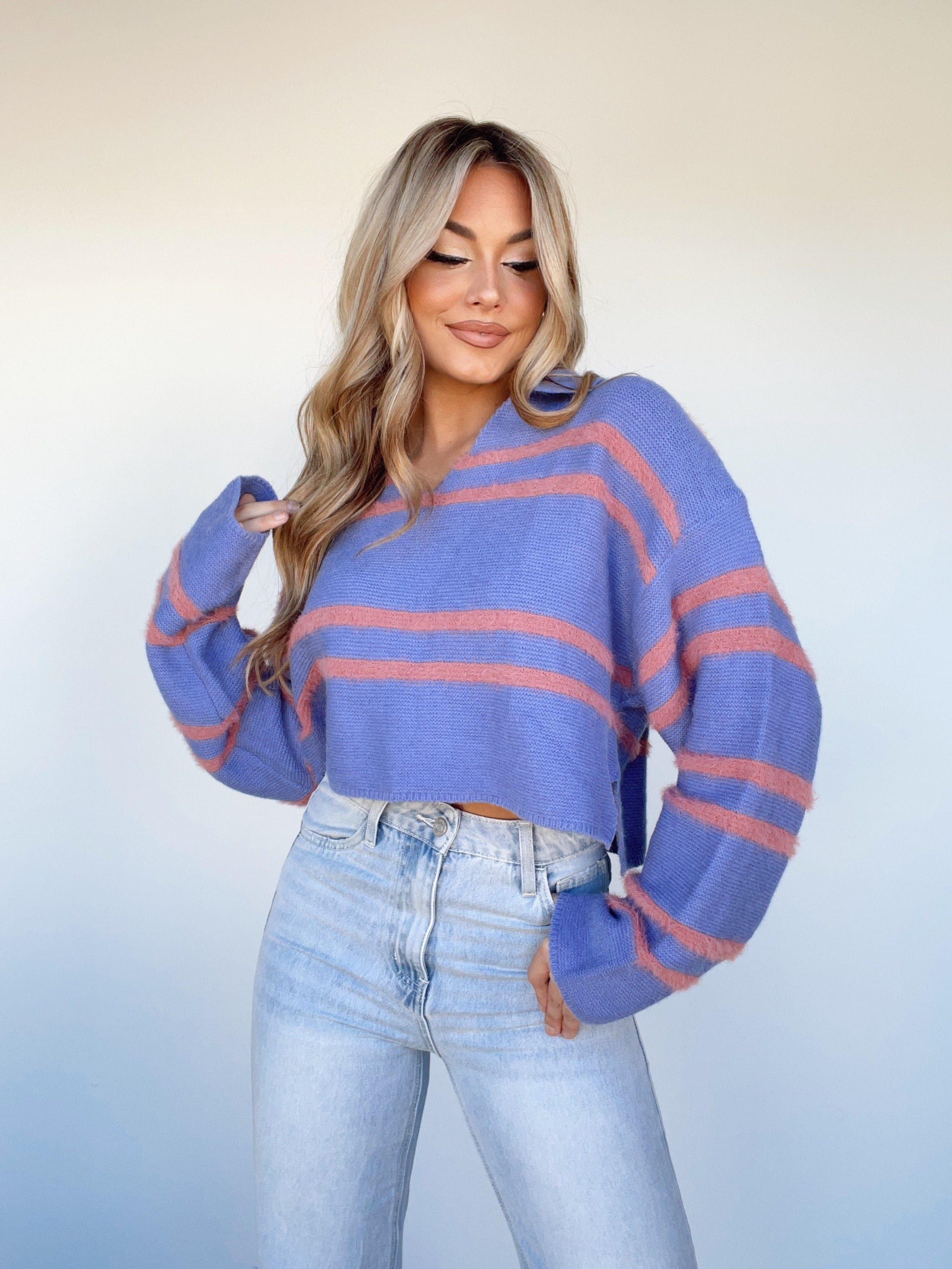 Lavender Harvest Sweater sold by LANE 201