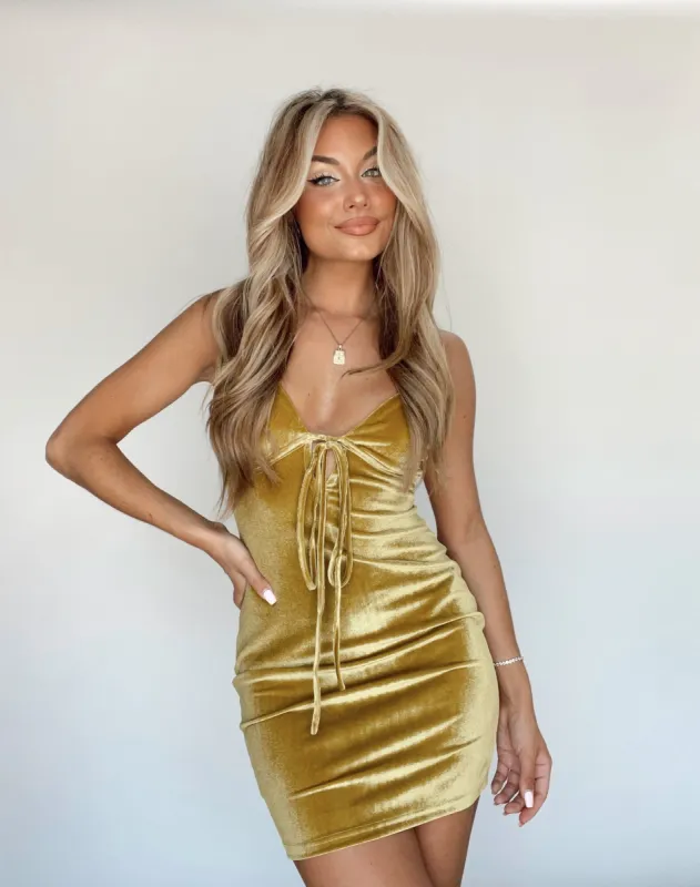 Velvet Crush Mini Dress sold by LANE 201