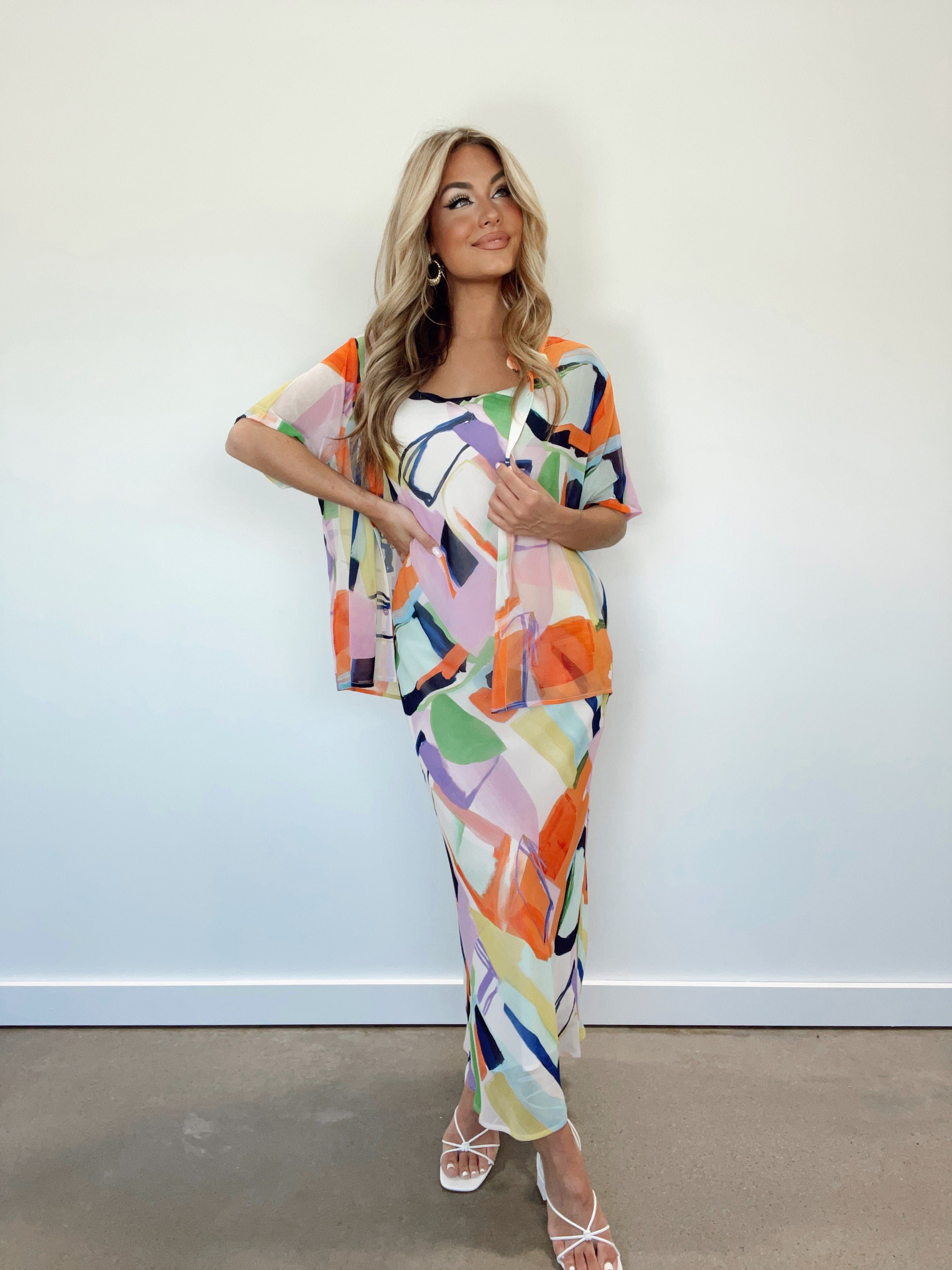 Summer Spectrum Button Up sold by LANE 201 product image thumbnail 3