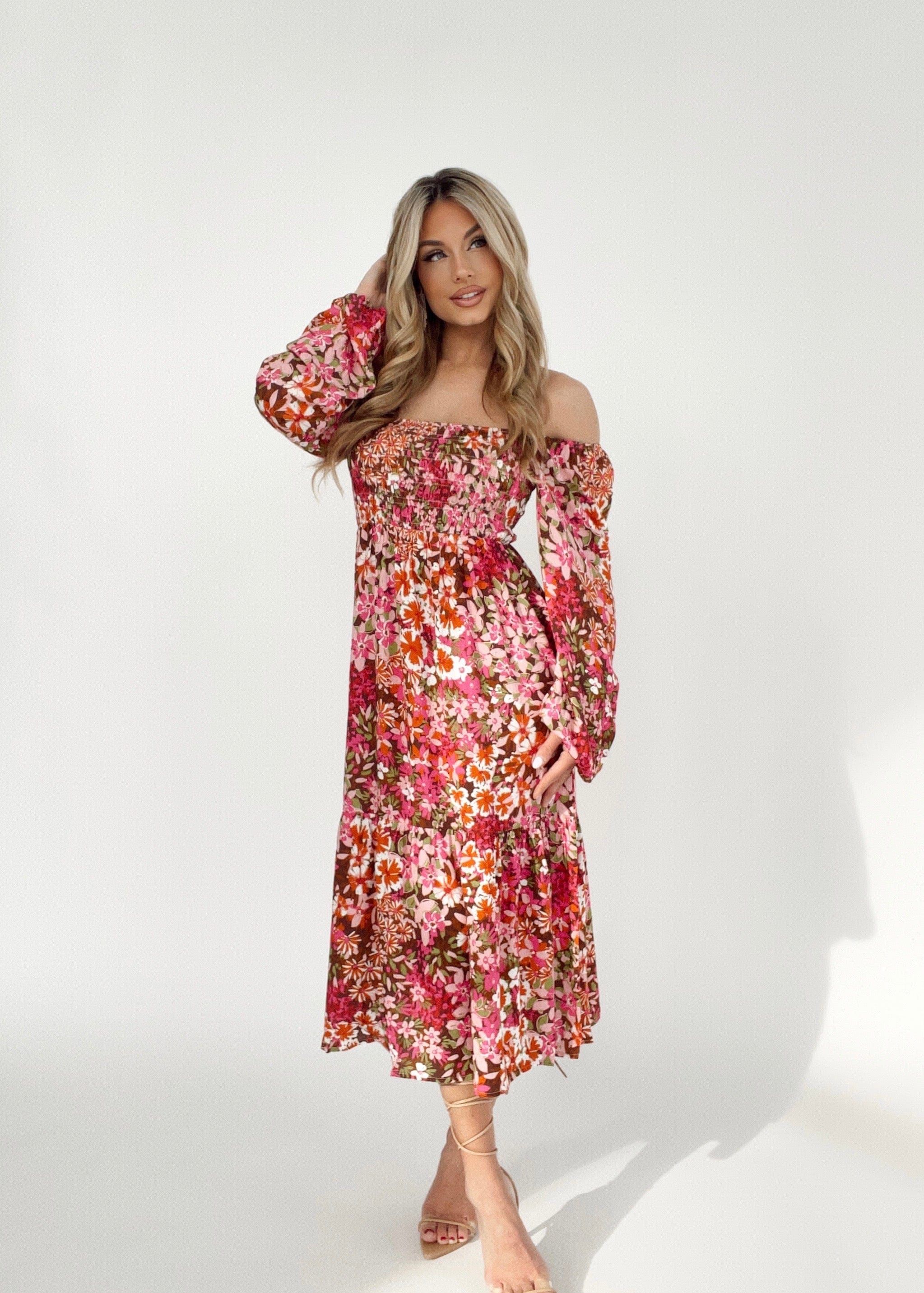 Mulberry Blooms Maxi Dress sold by LANE 201 product image thumbnail 4
