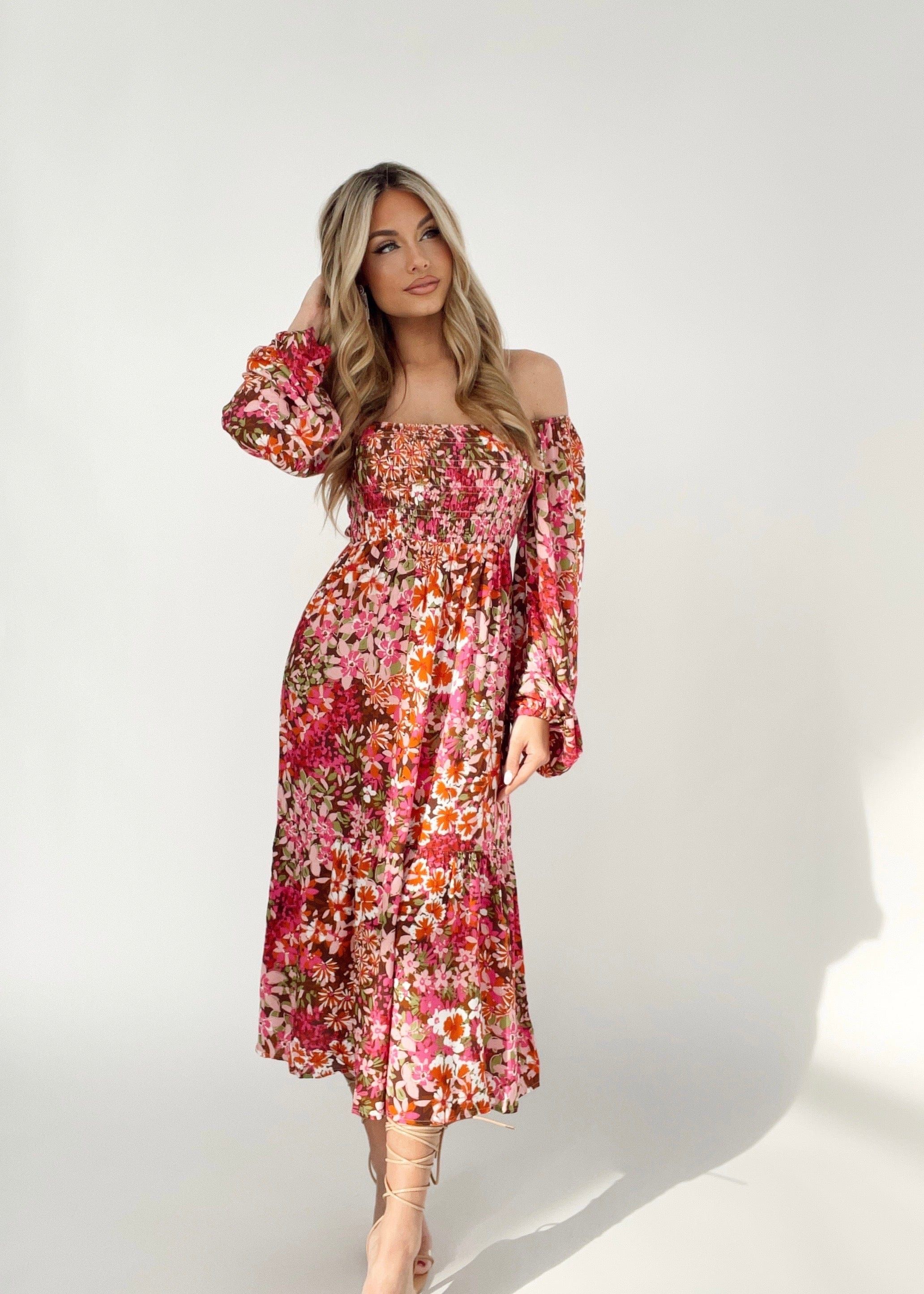 Mulberry Blooms Maxi Dress sold by LANE 201 product image thumbnail 5