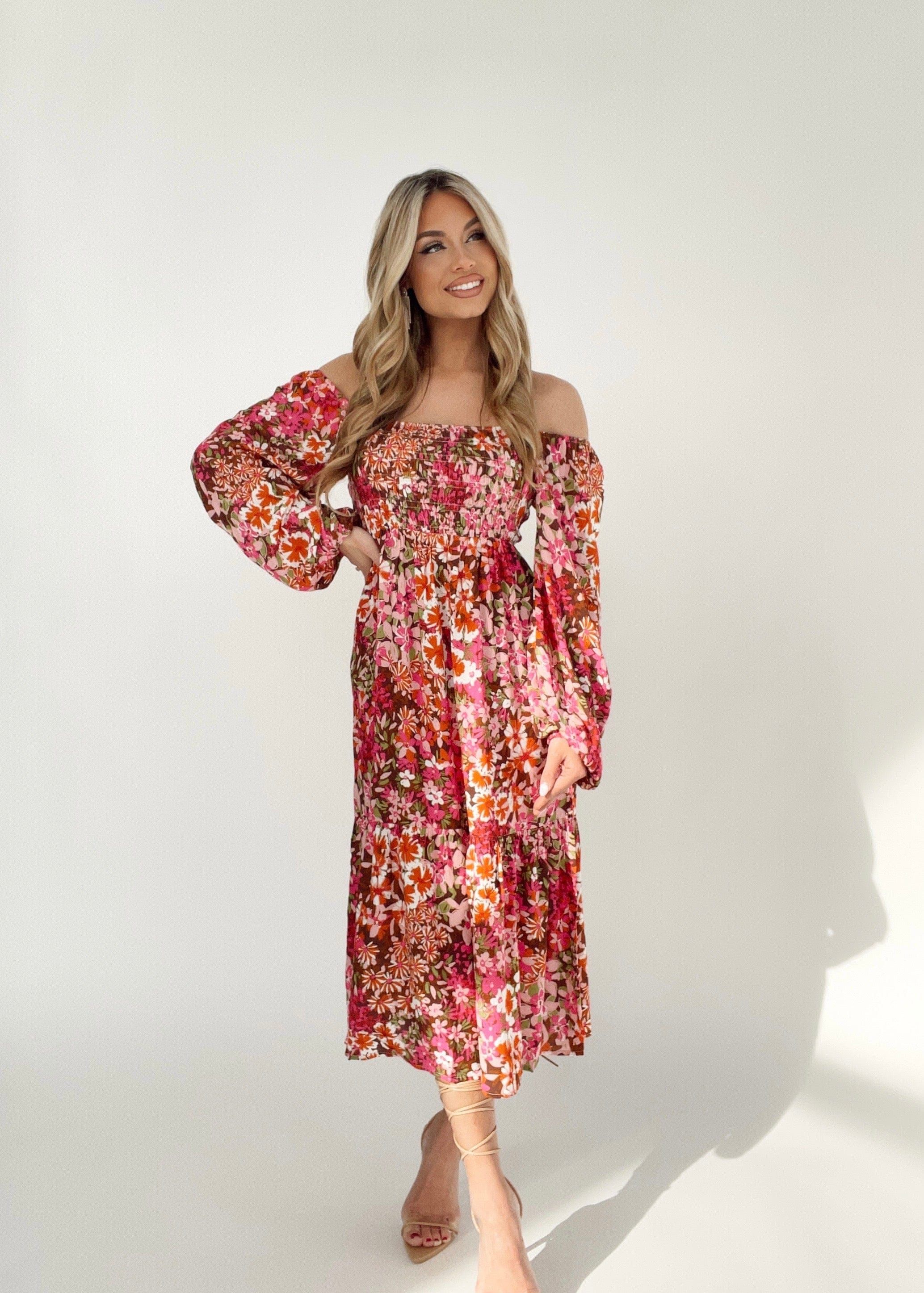 Mulberry Blooms Maxi Dress sold by LANE 201 product image thumbnail 3