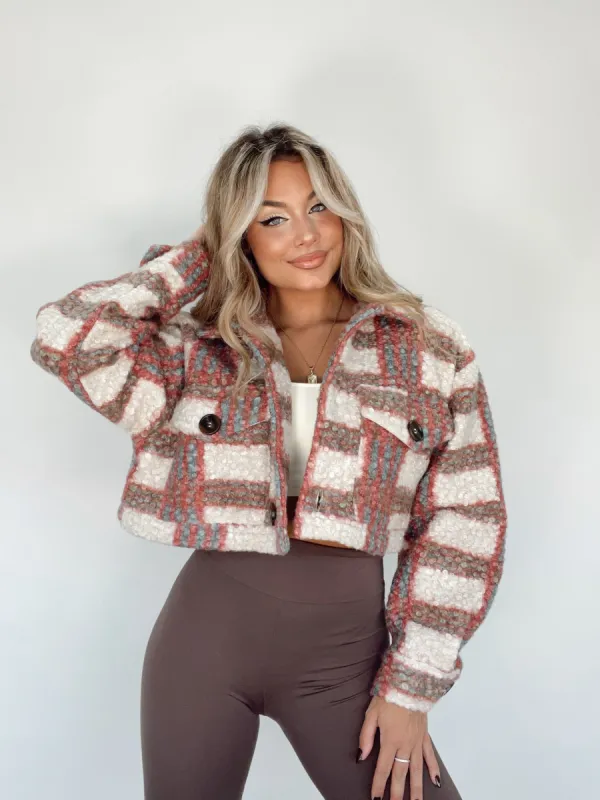 Breaking Plaid Jacket sold by LANE 201