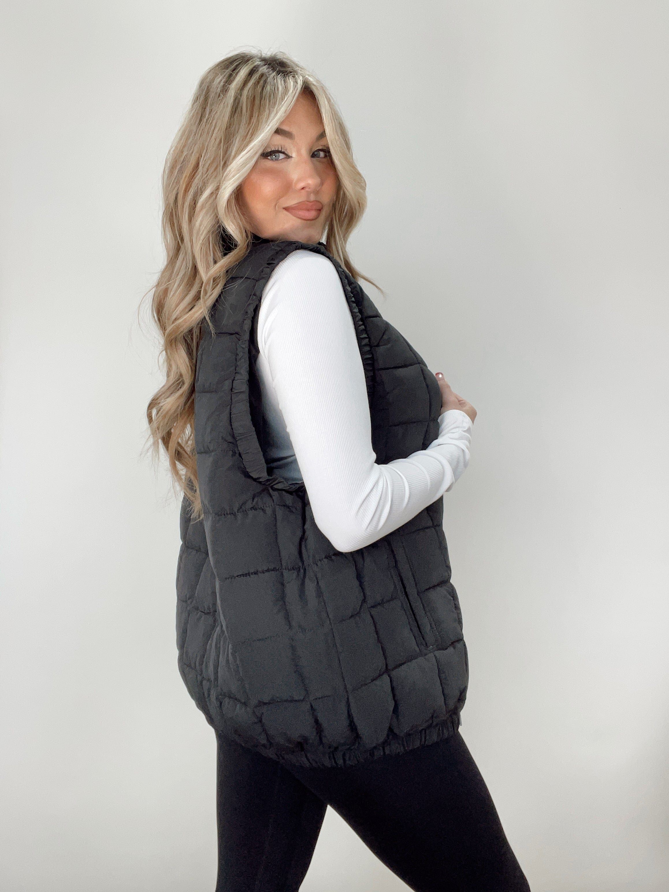 Black On The Slopes Vest sold by LANE 201 product image thumbnail 2