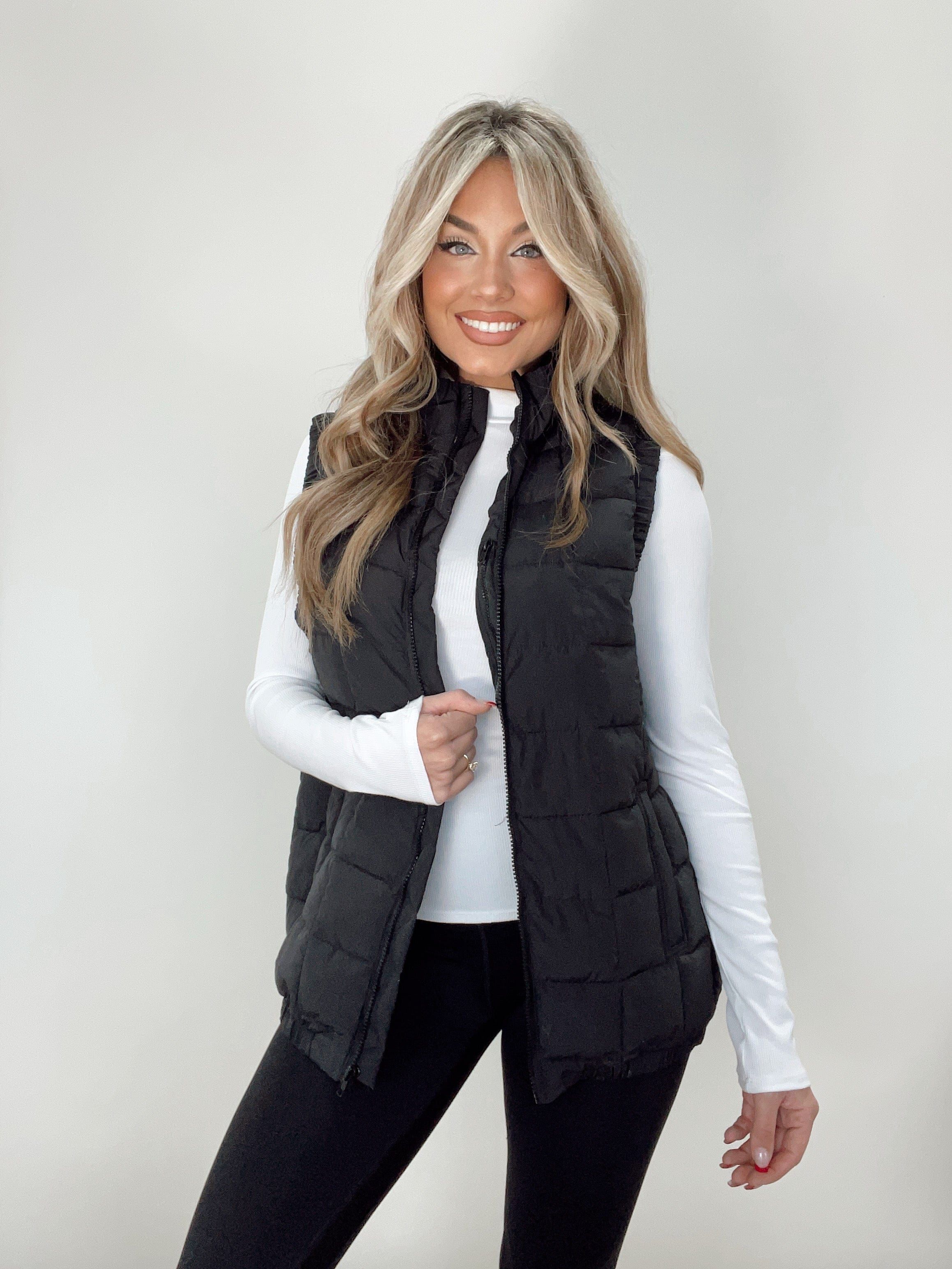 Black On The Slopes Vest sold by LANE 201 product image thumbnail 4