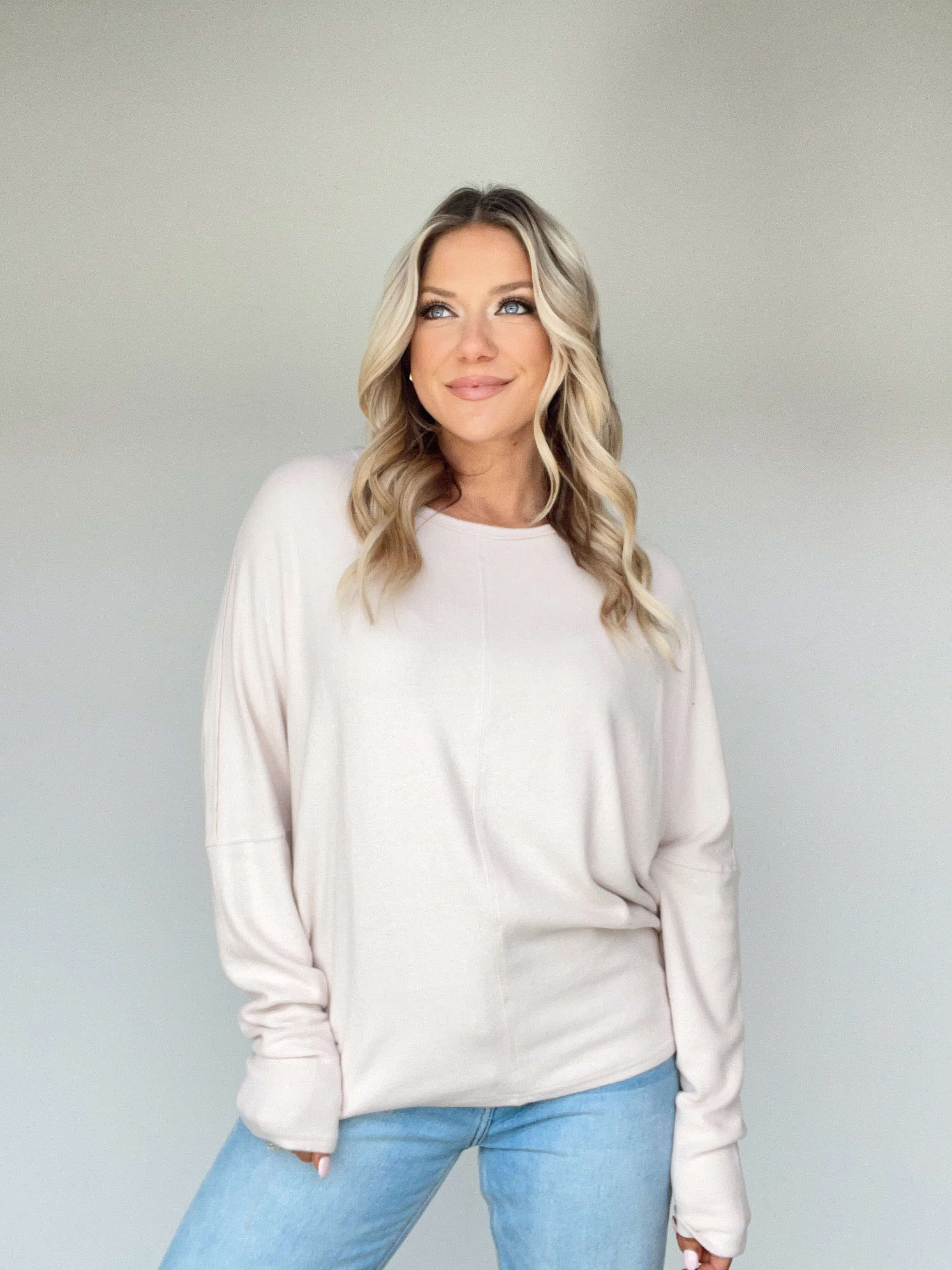 Cozy Dolman Sleeve Top sold by LANE 201 product image thumbnail 3
