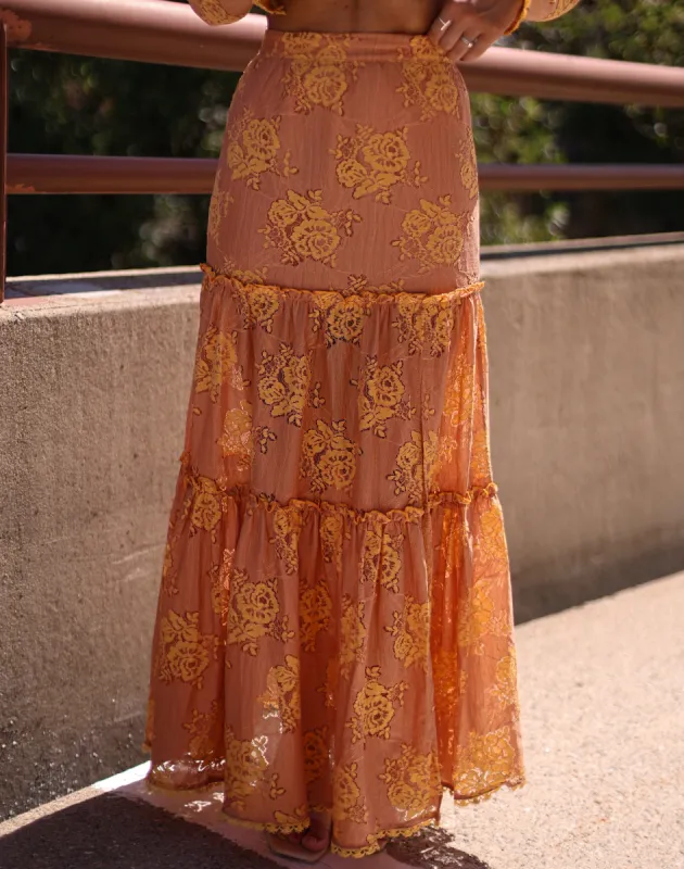 September Sunset Skirt sold by LANE 201