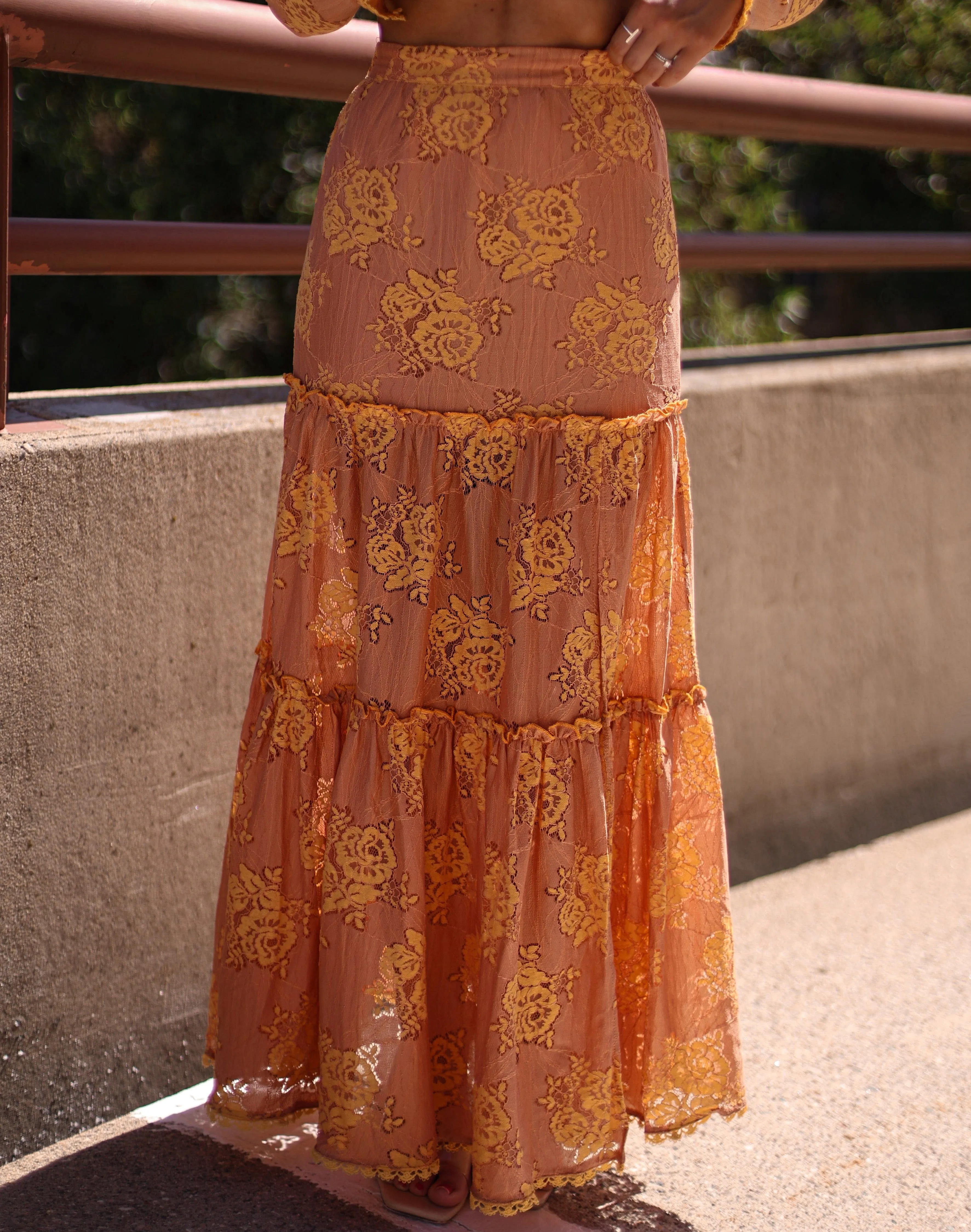 September Sunset Skirt sold by LANE 201