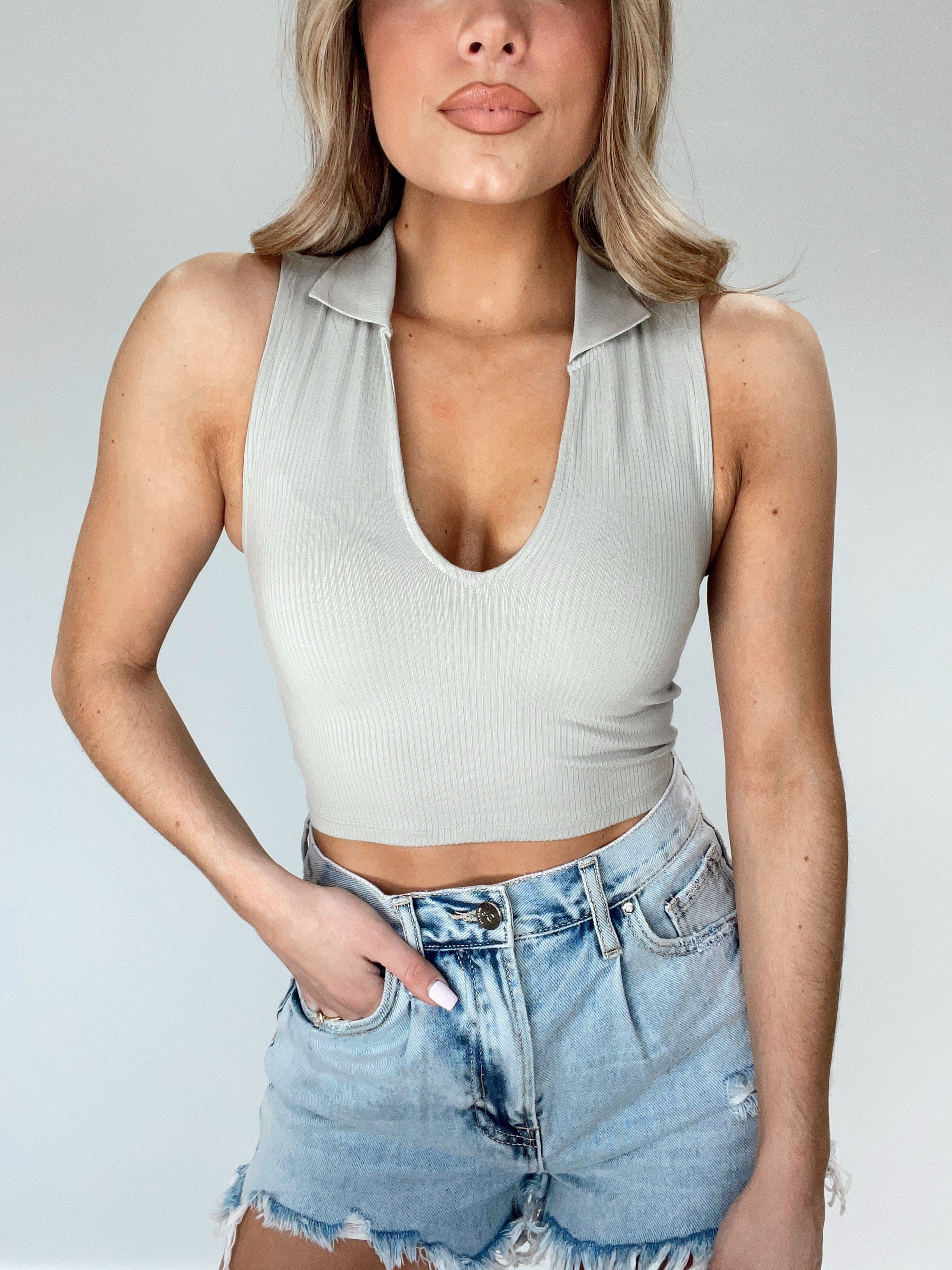 Sage Pick Me Up Tank sold by LANE 201 product image thumbnail 4