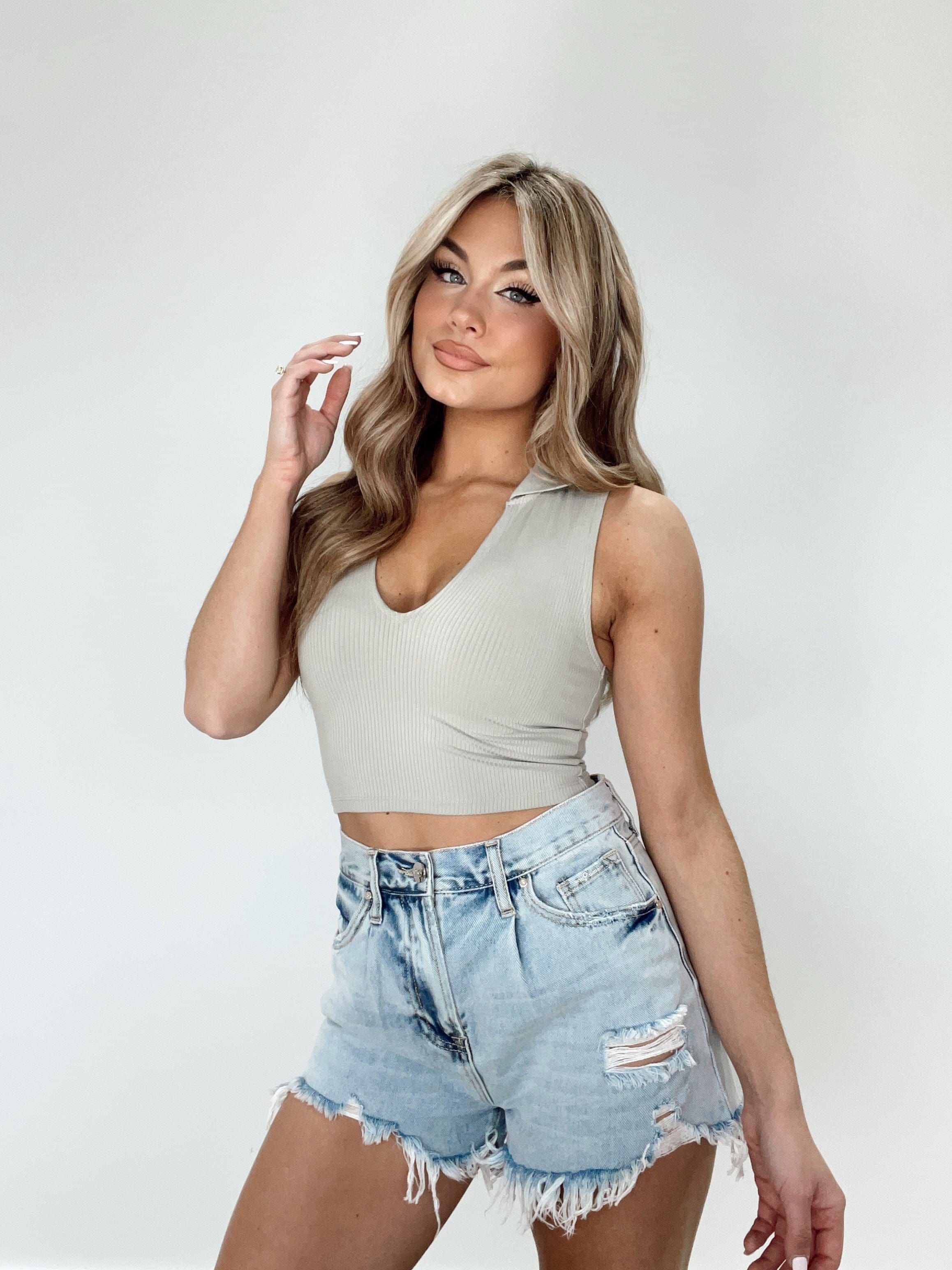 Sage Pick Me Up Tank sold by LANE 201 product image thumbnail 3