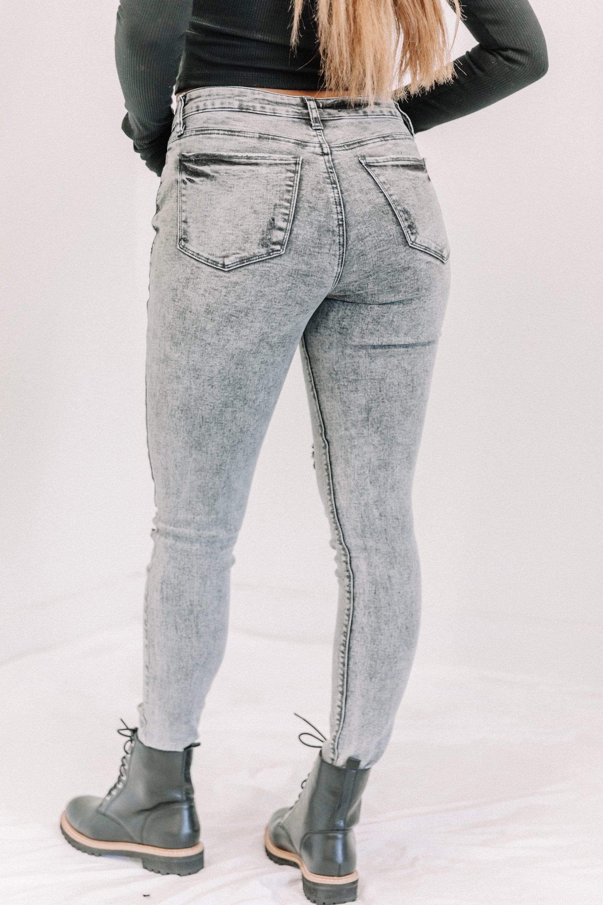 Special A Grey Destroyed Skinny sold by LANE 201 product image thumbnail 2