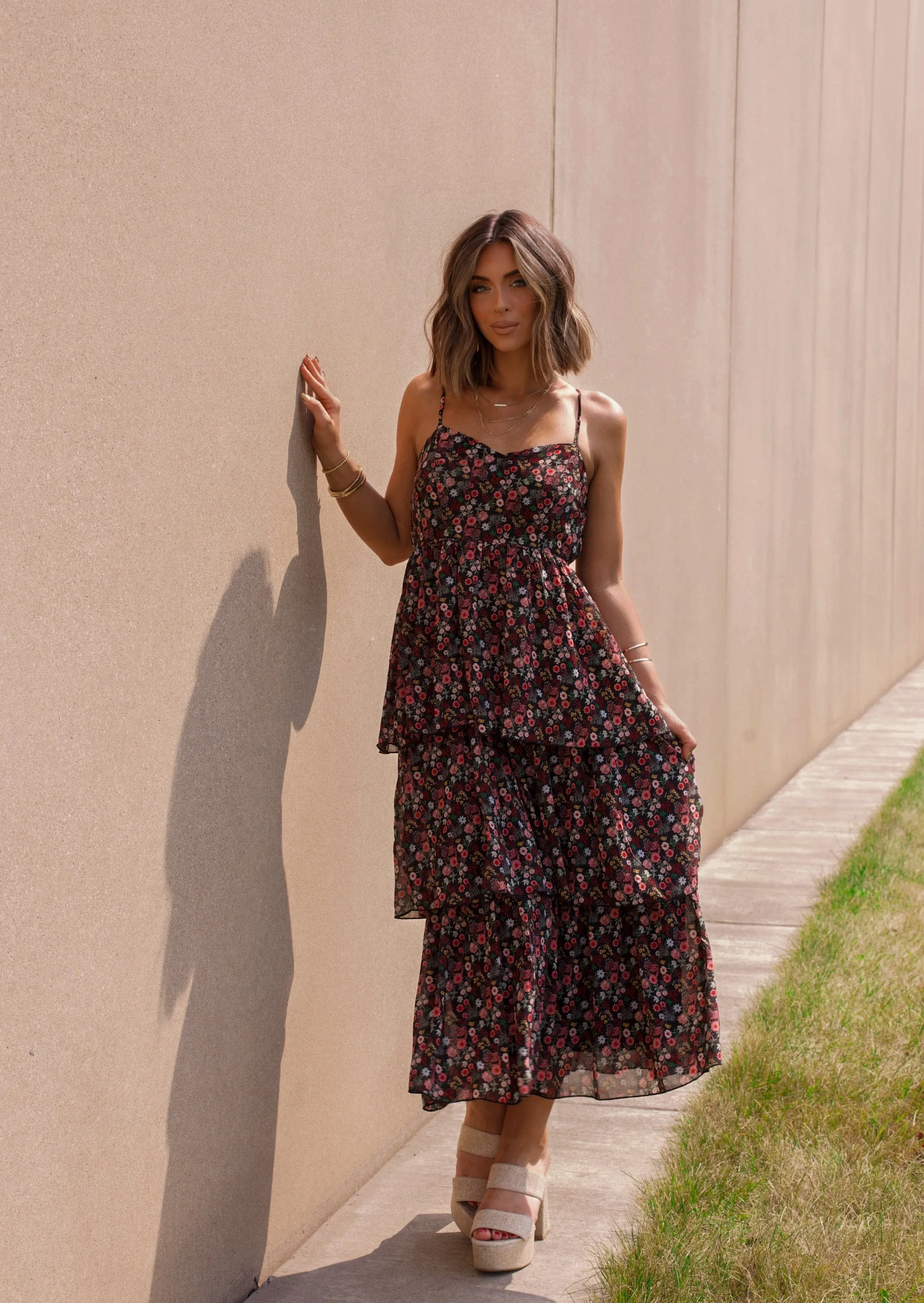 Autumn Occasion Maxi Dress sold by LANE 201